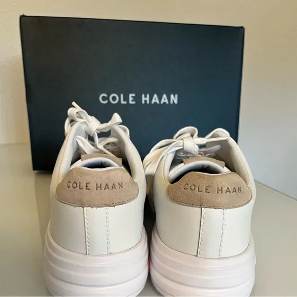 Cole Haan White Sneakers - Picture 6 of 7
